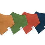 Copper Pearl Baby Bandana Bibs - Ridge Set - 4 pack