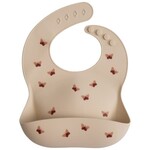 Mushie & Co Silicone Baby Bib, Butterflies