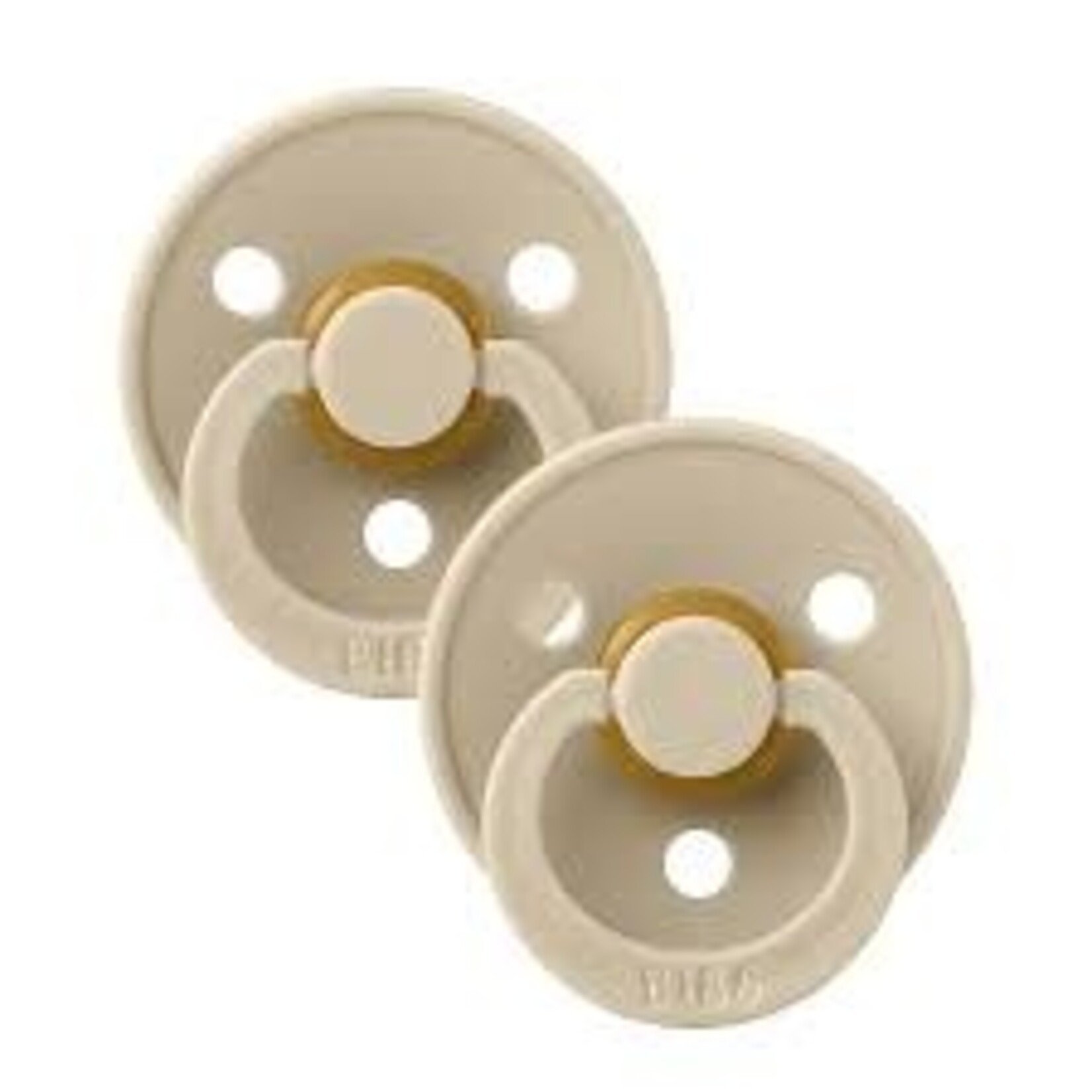 BIBS USA Size 2 Pacifier 2 PK Vanilla/Vanilla
