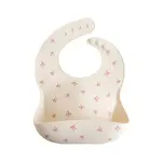 Mushie & Co Silicone Baby Bib, Bows