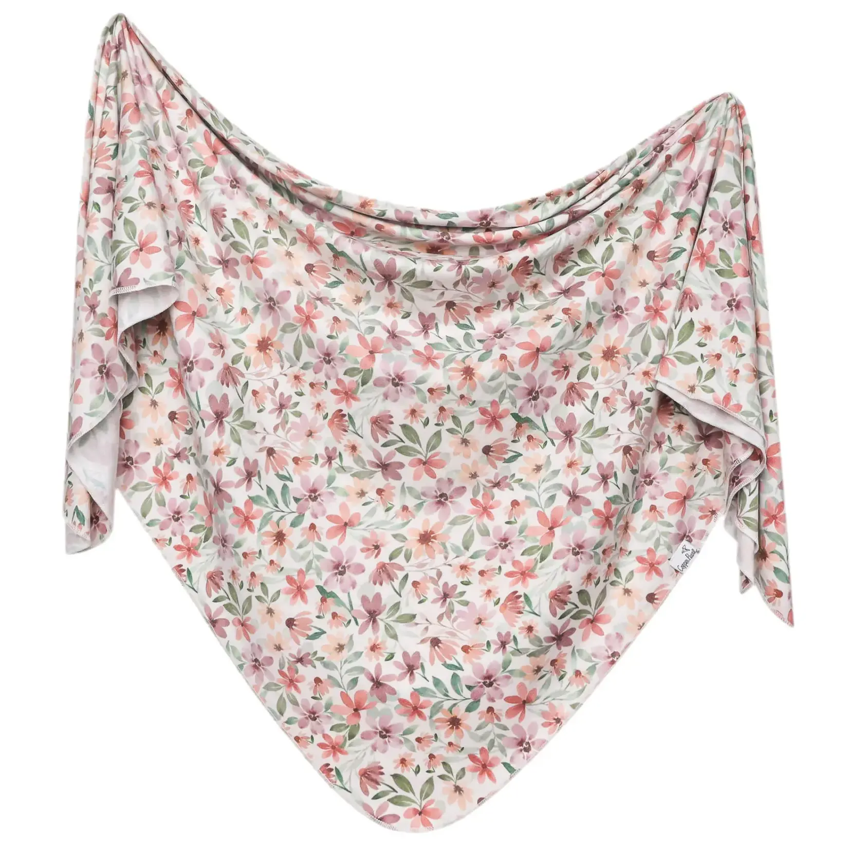 Copper Pearl Knit Swaddle Blanket - Natalie