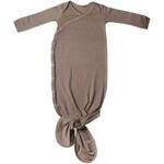 Copper Pearl Newborn Knotted Gown - Gobi