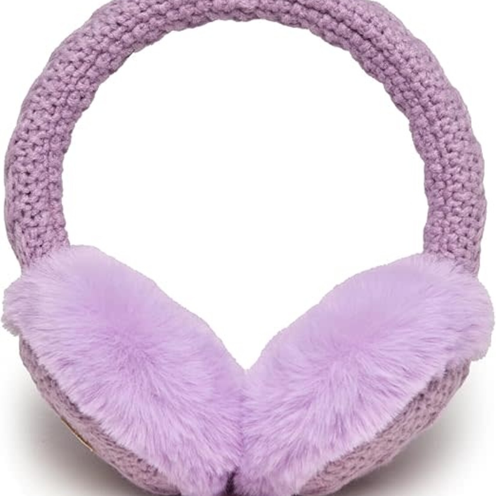 Brands We Love C.C. Kids Earmuffs - Cable Knit | Lavender