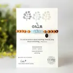 Kicks and Giggles Aquamarine | "Be Calm" Gemstone Bracelet