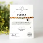 Kicks and Giggles Labradorite | "You Are Strong" Gemstone Bracelet