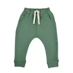 Finn and Emma Baby Organic Lounge Pants | Basil Green