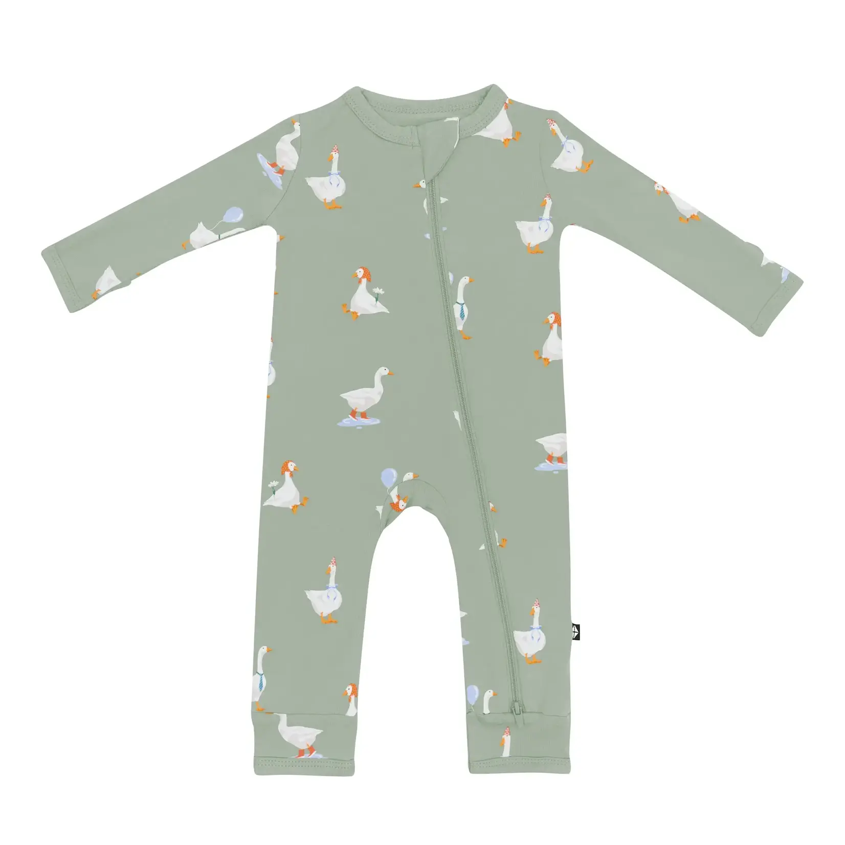 Kyte Baby Zippered Romper in Silly Goose 18-24M