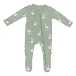 Kyte Baby Zippered Footie in Silly Goose