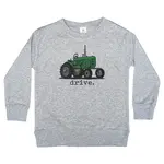 Kicks and Giggles Tractor Drive L/S Tee