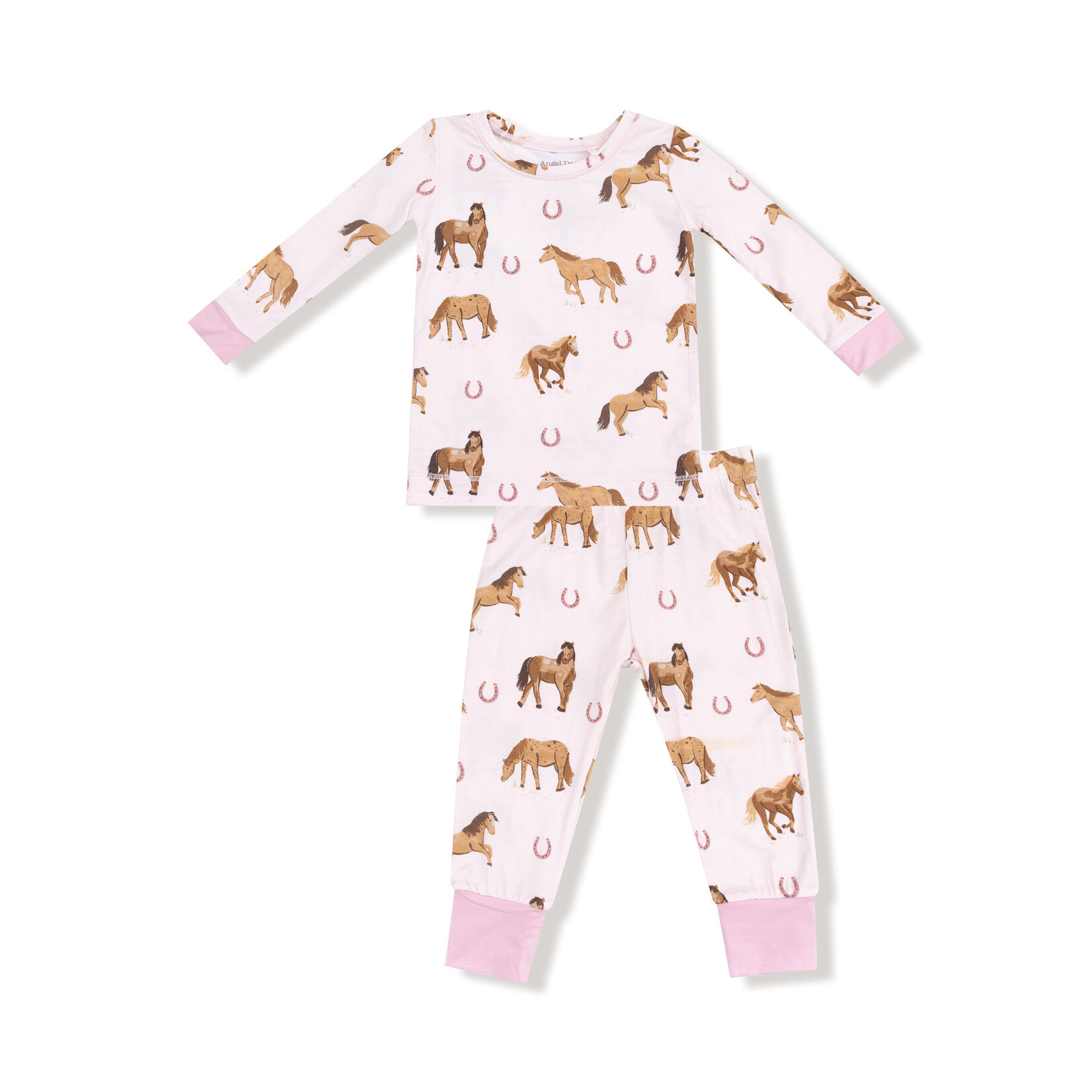 Angel Dear Loungewear Set | Pink Horses
