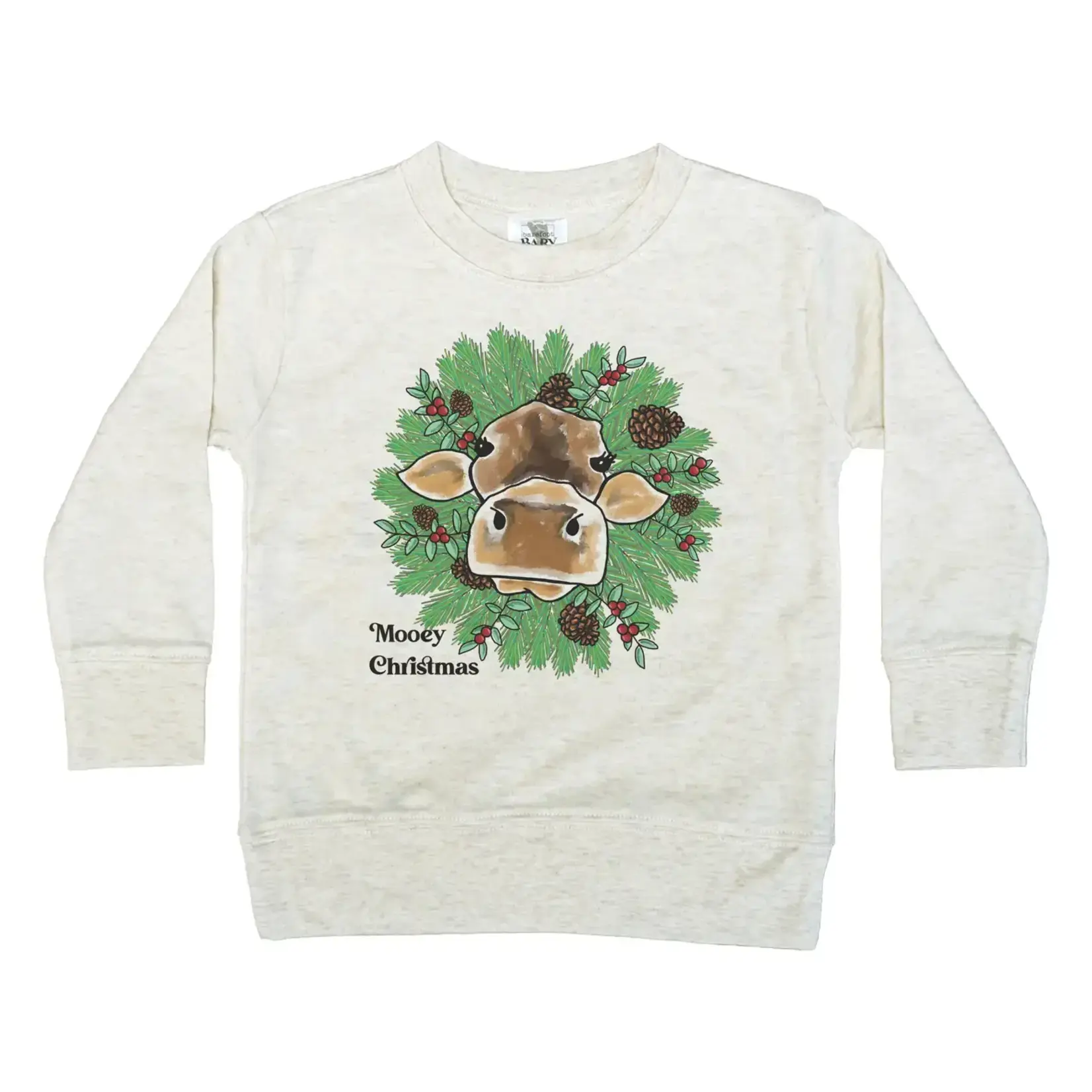 Kicks and Giggles Mooey Christmas L/S Tee