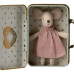 Maileg Angel Mouse in Suitcase (Little Sister) Maileg Angel Mouse in Suitcase (Little Sister)