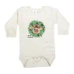 Kicks and Giggles Mooey Christmas Bodysuit LS