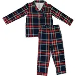 Mebie Baby Holiday Collared Set | Christmas Plaid