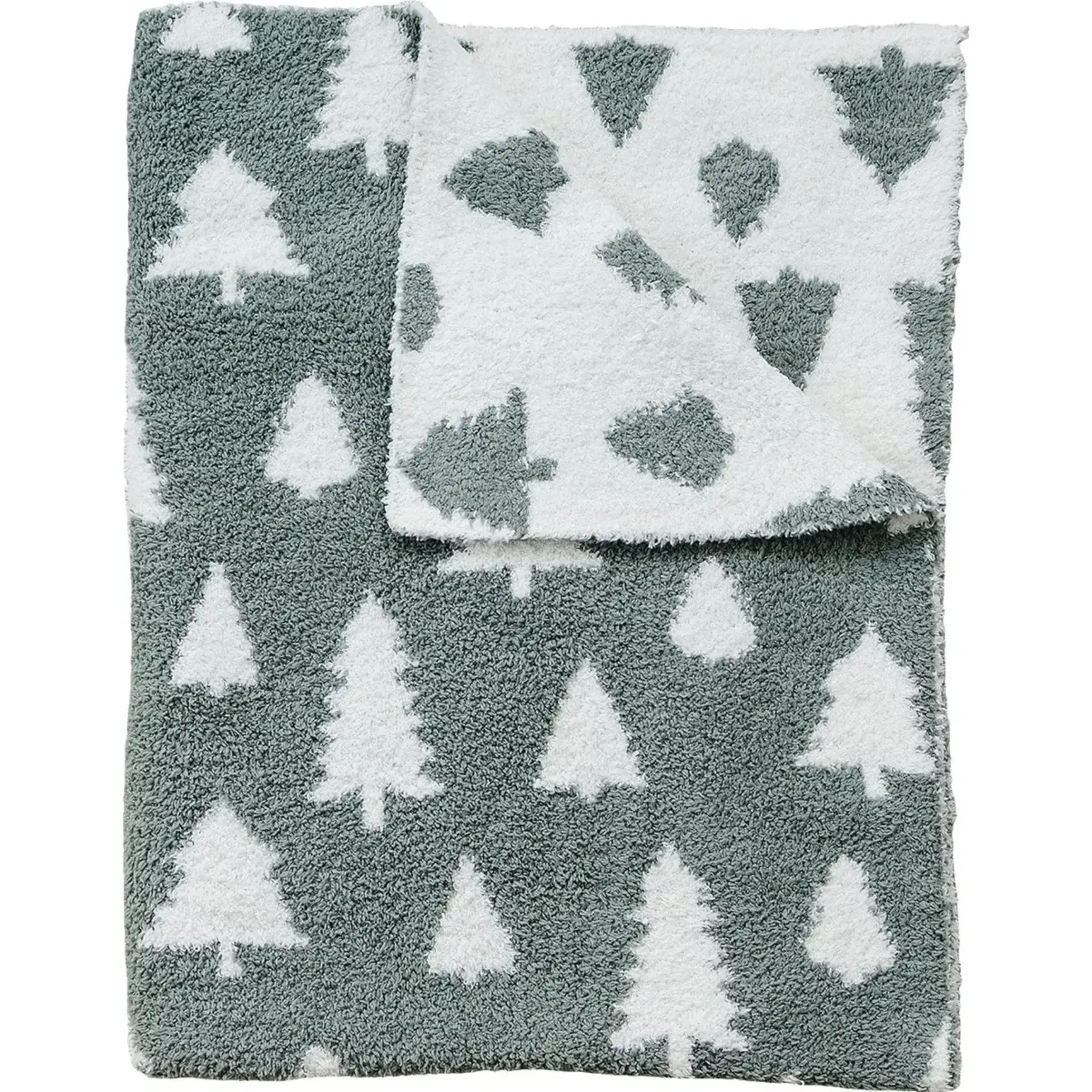 Mebie Baby Plush Blanket - Pines Large 45x60