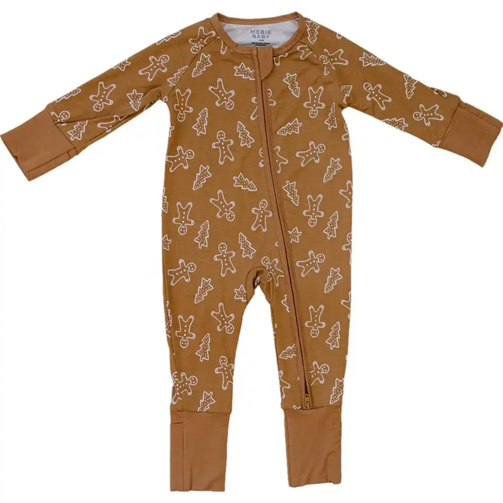 Mebie Baby Holiday Romper | Gingerbread '25