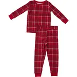 Mebie Baby Holiday Cozy Set | Red Plaid