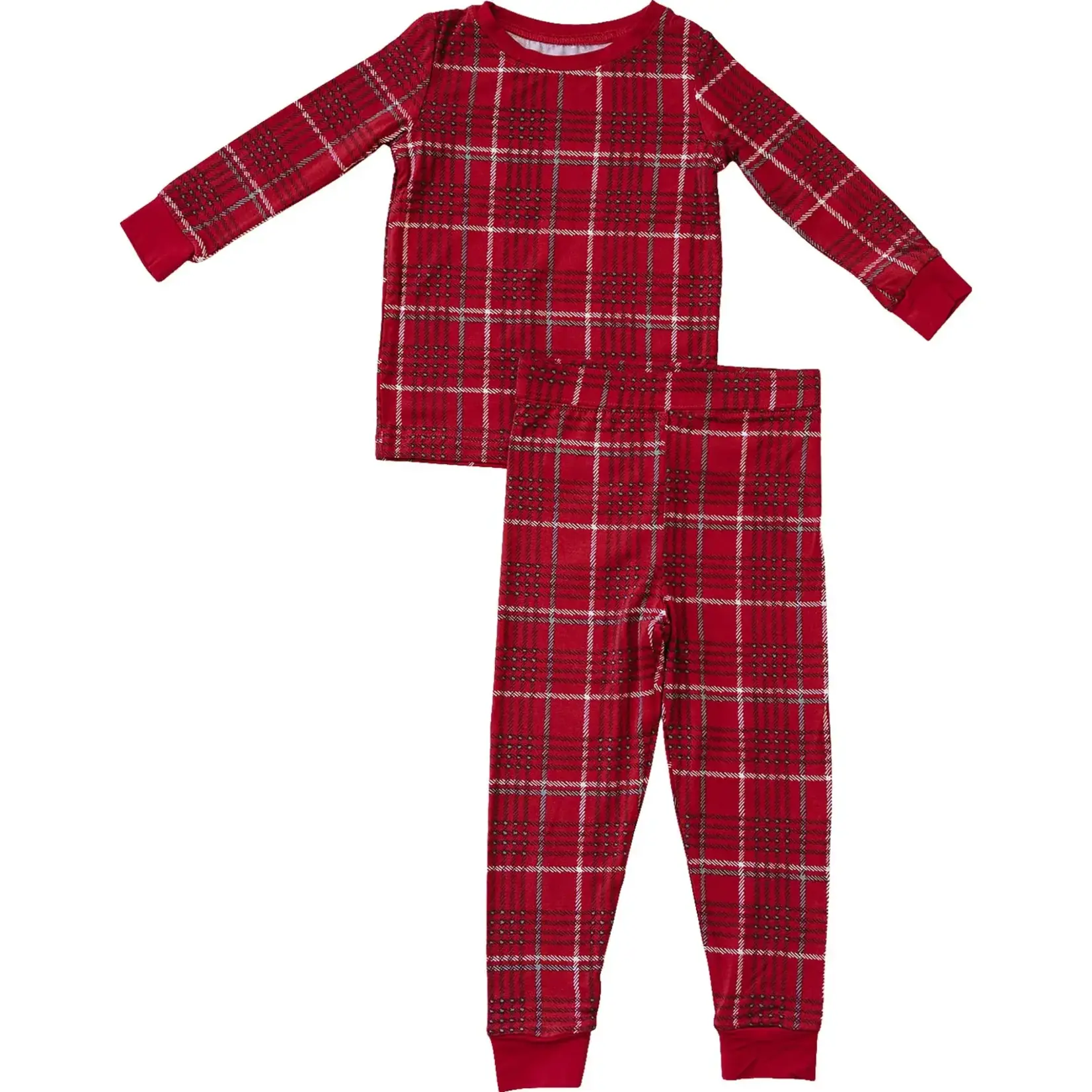 Mebie Baby Holiday Cozy Set | Red Plaid