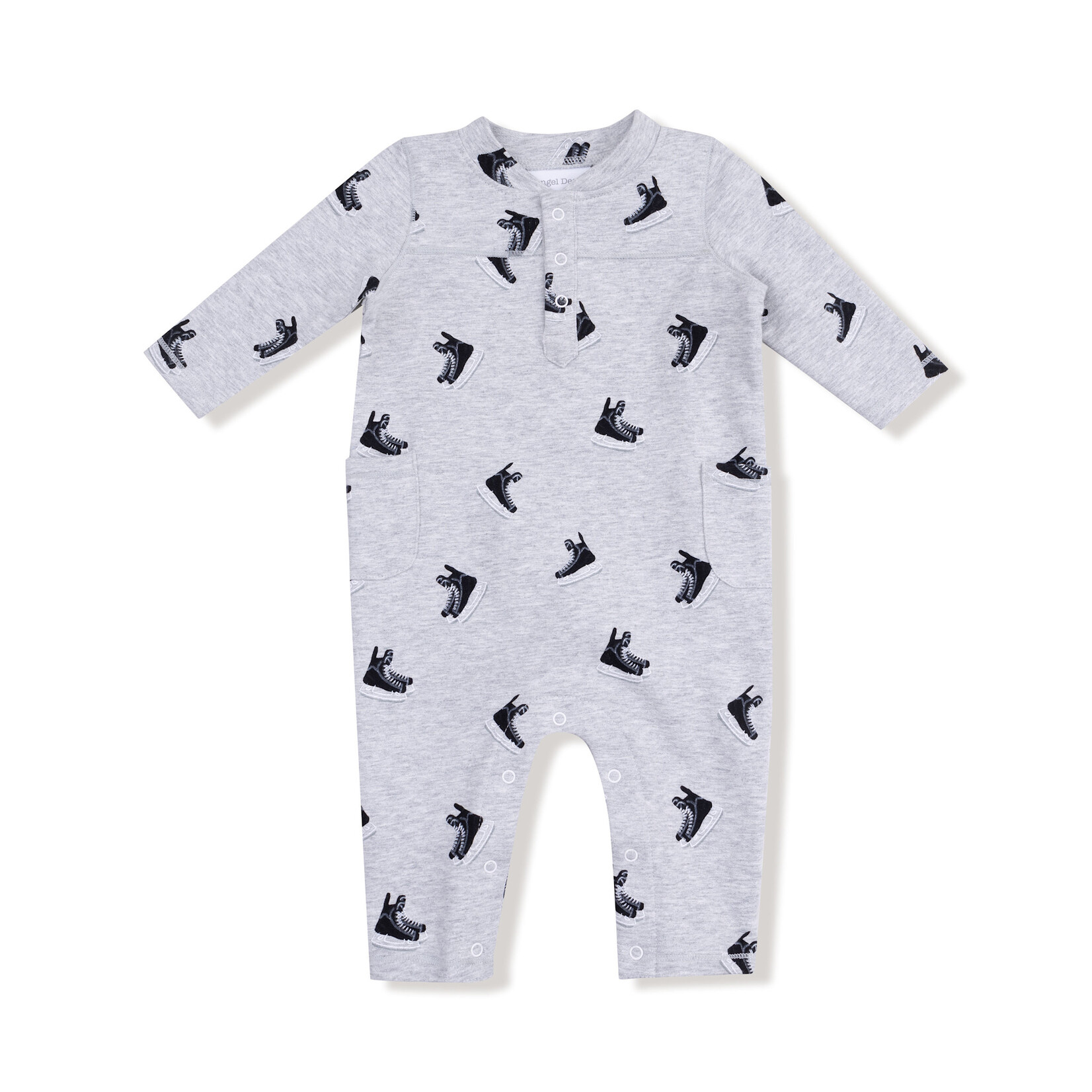 Angel Dear French Terry Uni Romper | Hockey