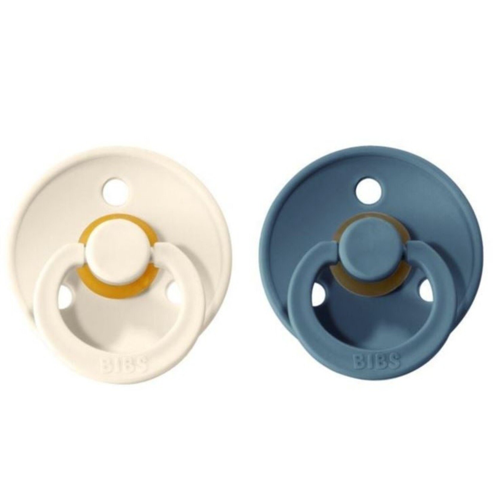 BIBS USA Pacifier 2 PK Ivory / Petrol Size 2