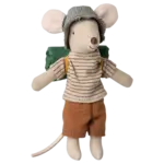 Maileg Hiker Mouse, Big Brother - Thin Stripes