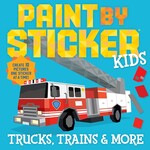 Hachette Book Group Paint By Sticker Kids: Trucks, Trains and More