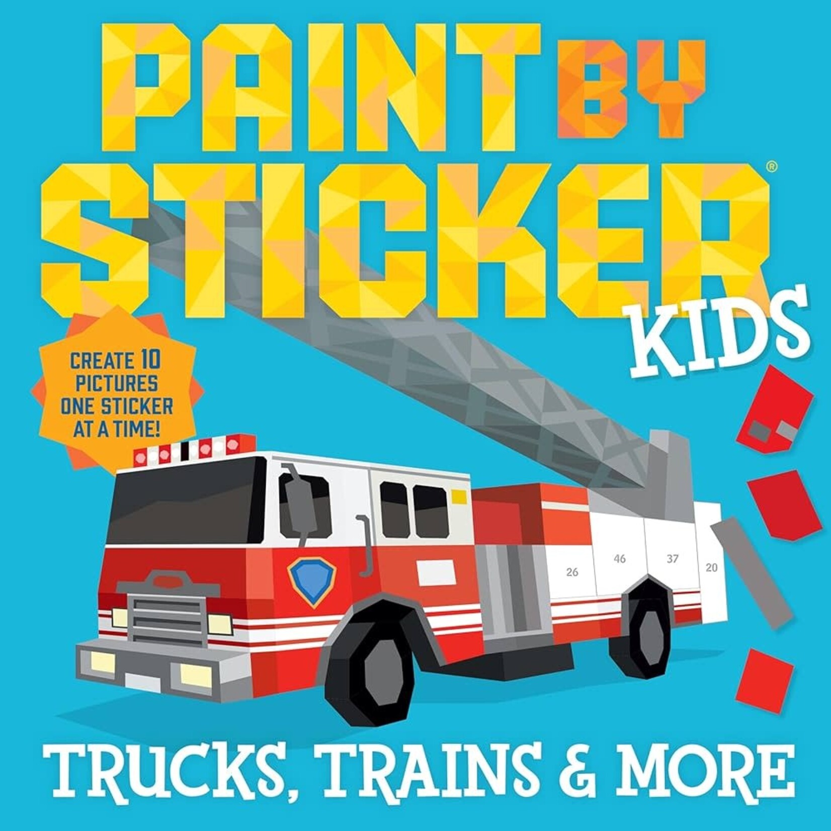 Hachette Book Group Paint By Sticker Kids: Trucks, Trains and More