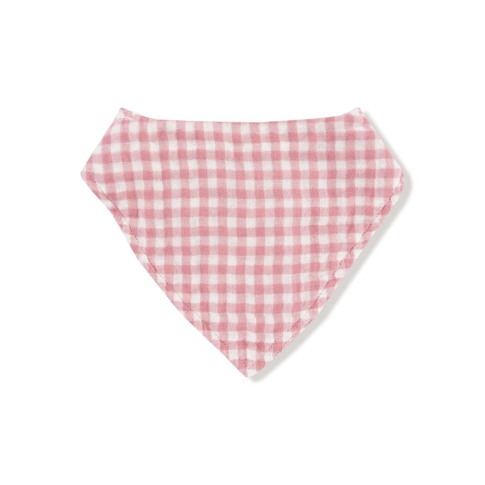 Angel Dear Bib | Rose Pink Plaid