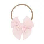 Lou Lou and Company Cloud Muslin Bow Headband - Blush