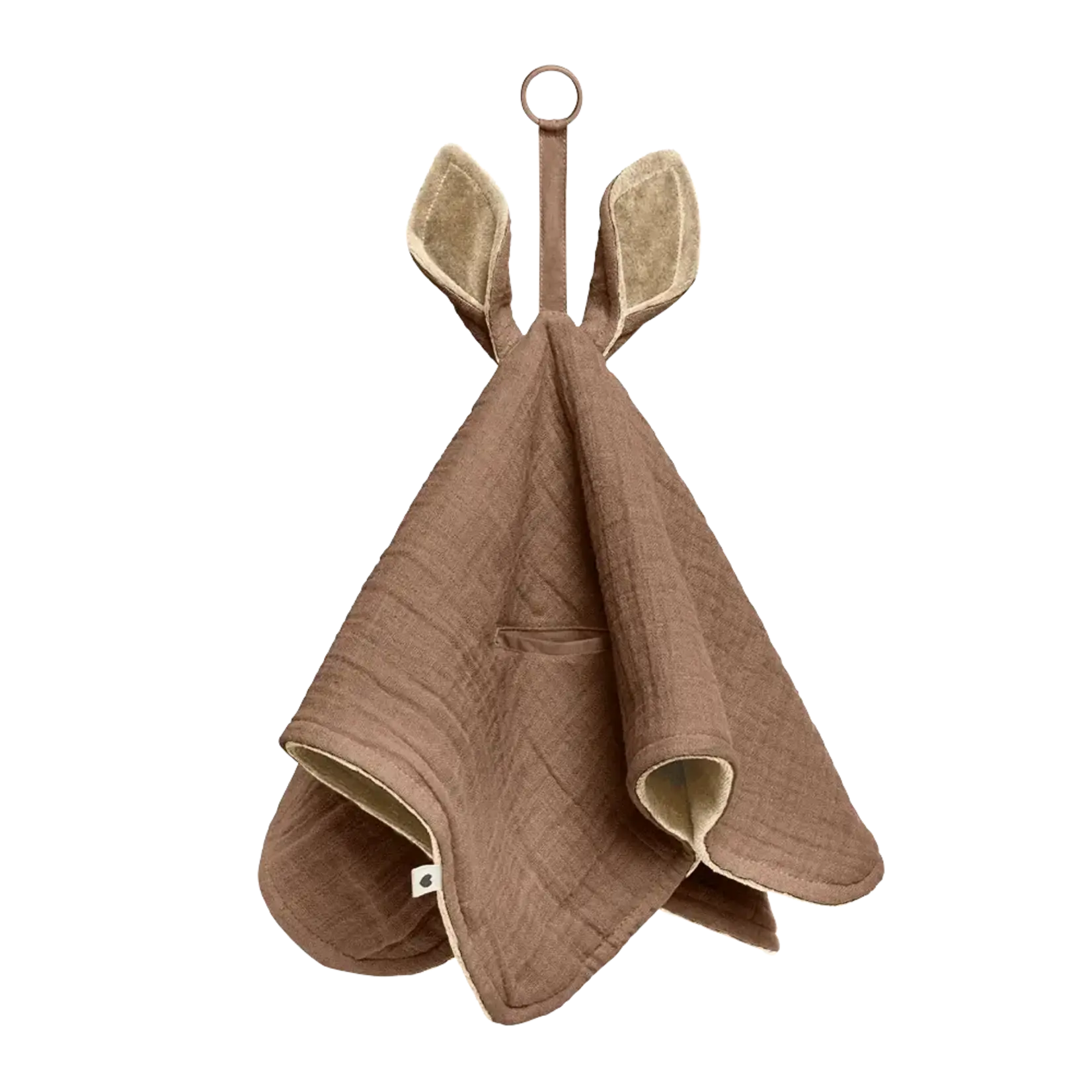 BIBS USA Cuddle Cloth Kangaroo Dark Oak