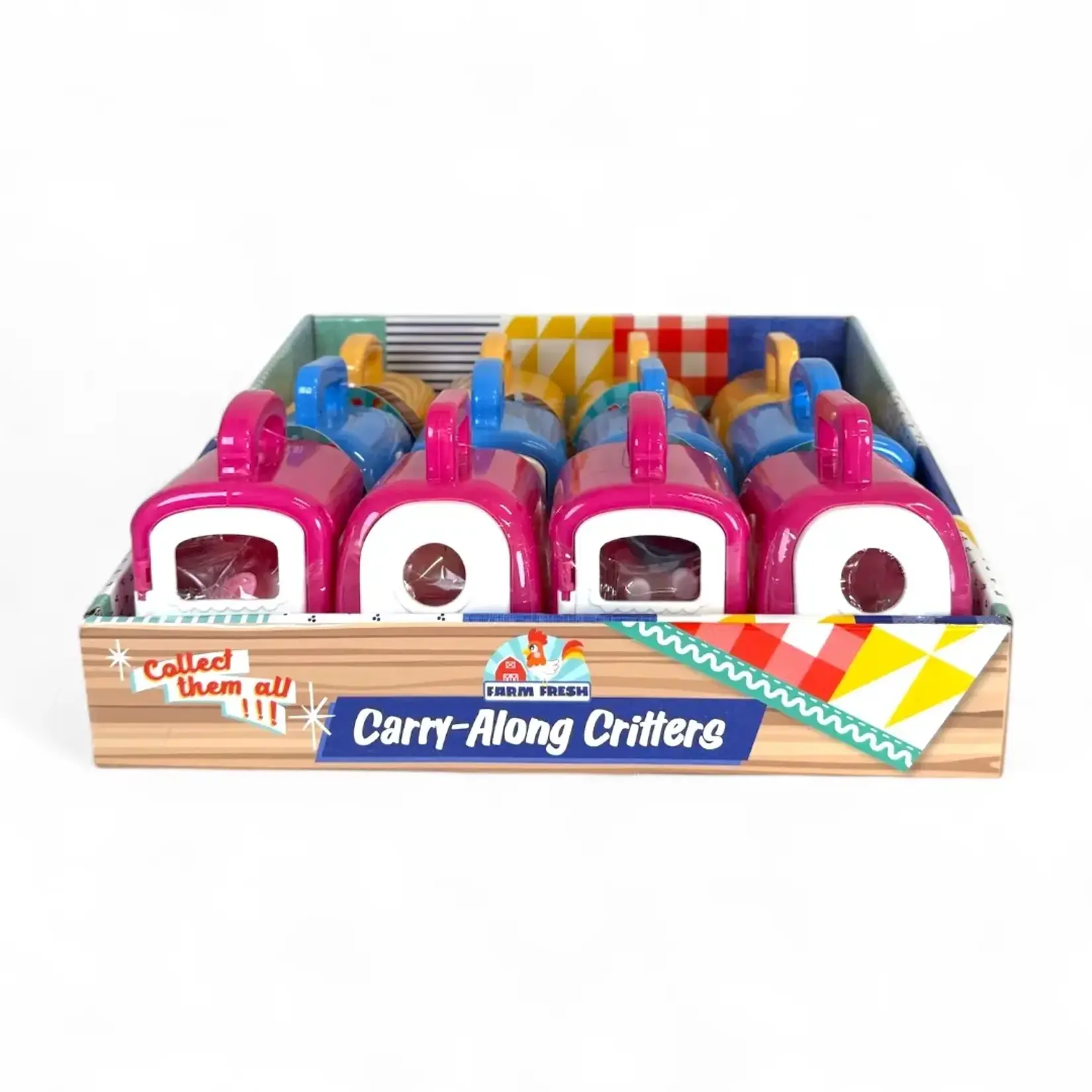 Toysmith Farm Fresh Carry-Along Critters