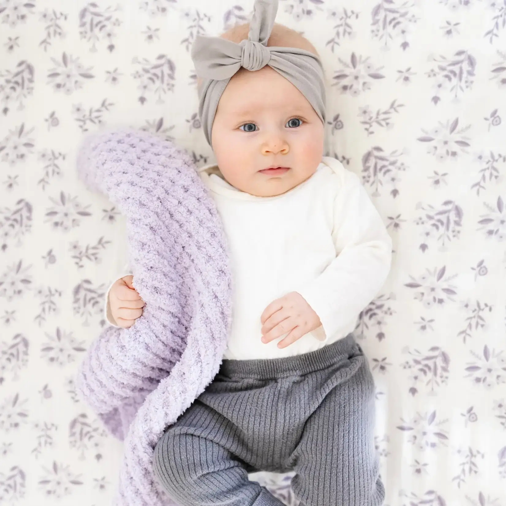 Saranoni Mini Blanket Waffle Knit - Wisteria