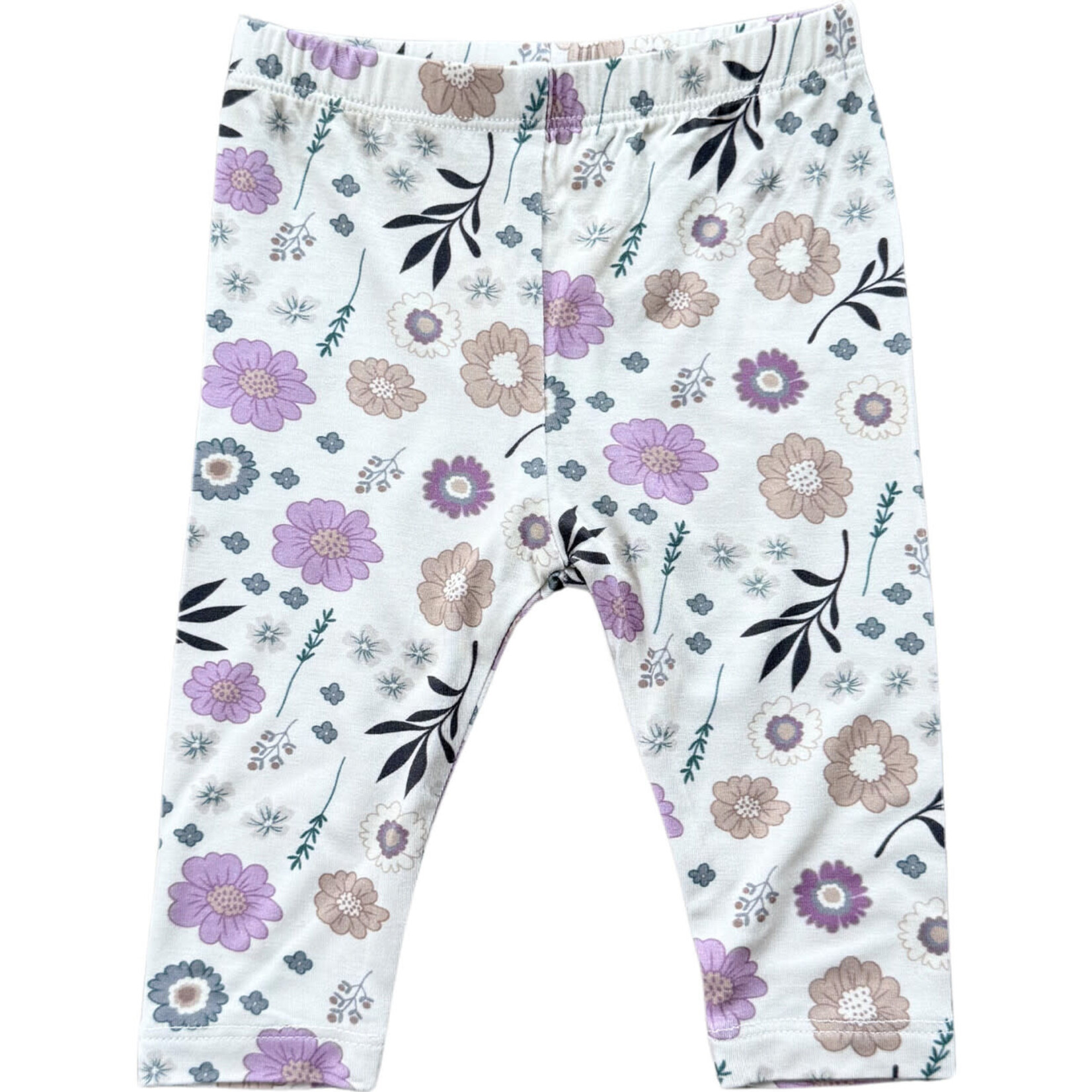 babysprouts clothing company Basic Leggings | Winter Floral