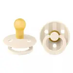 BIBS USA Studio Pacifier 2 PK Pin - Ivory Vanilla Mix Size 1