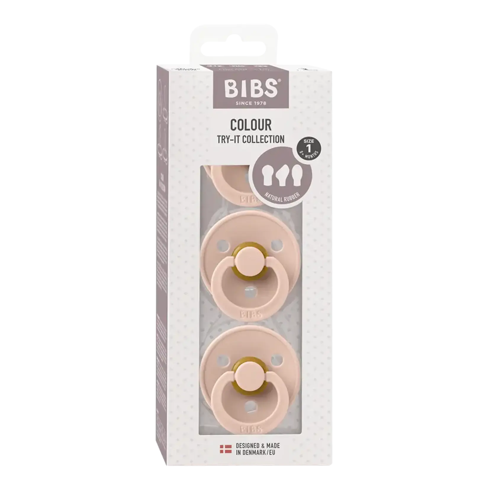 BIBS USA Try-It Collection 3 pack - Blush