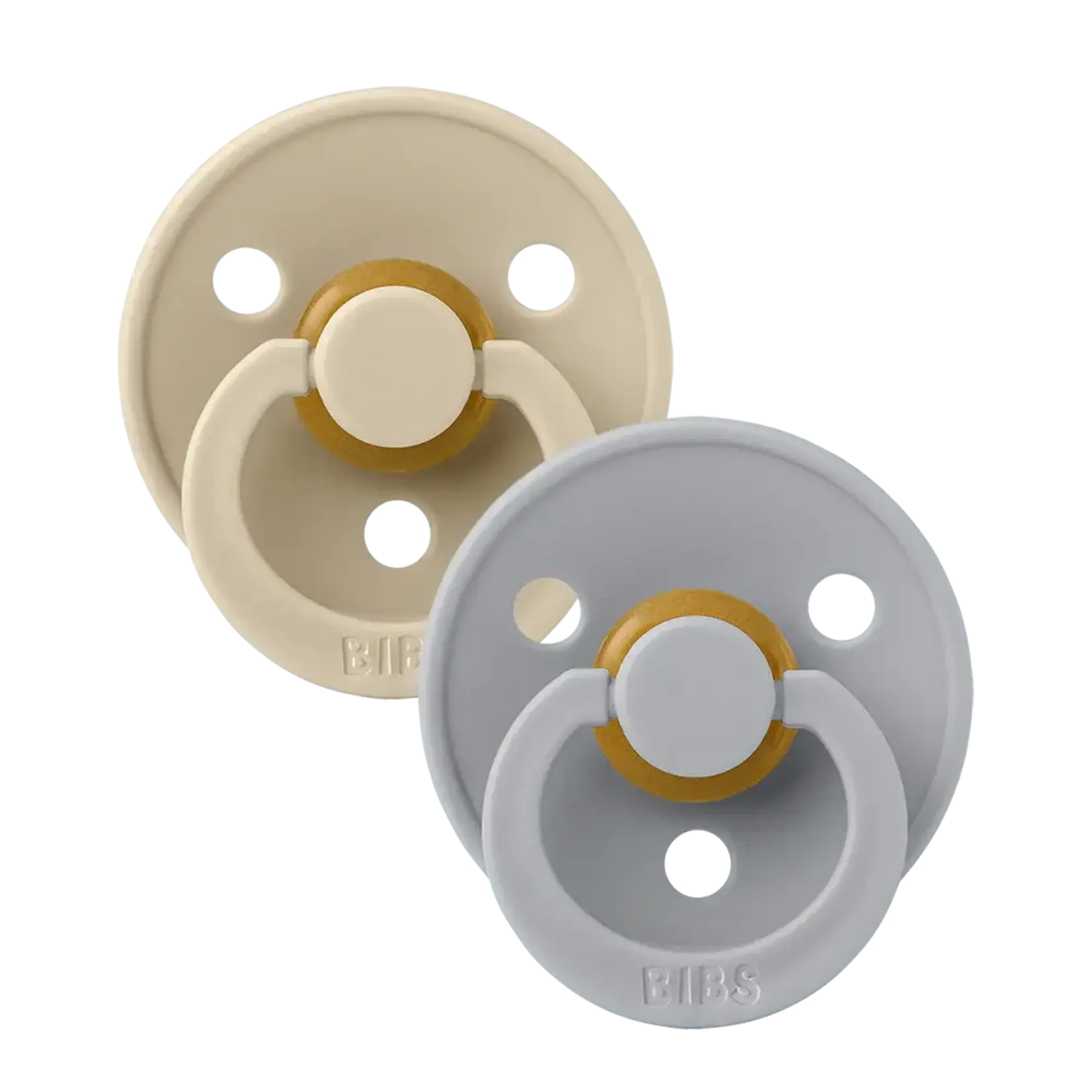 BIBS USA Pacifier 2 PK Vanilla/Cloud Blue Size 1