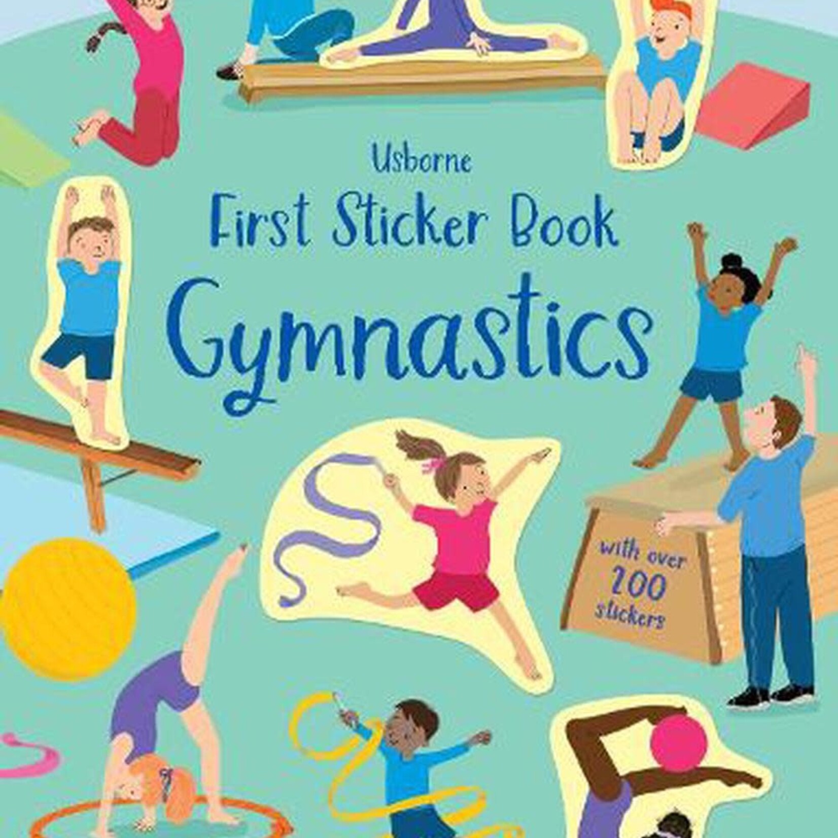 Usborne Little First Stickers, Gymnastics . X