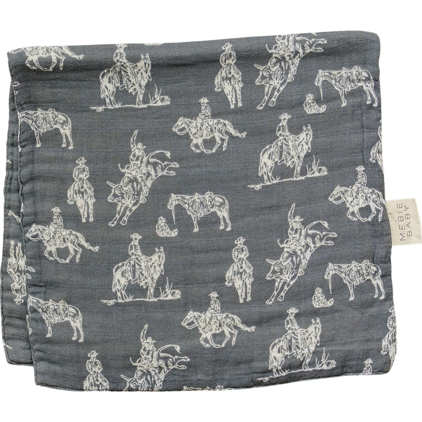 Mebie Baby Burp Cloth - Wild West