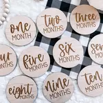 Brands We Love Wooden Monthly Milestone Disc Set