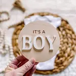 Brands We Love It’s A Boy Gender Reveal Announcement Sign
