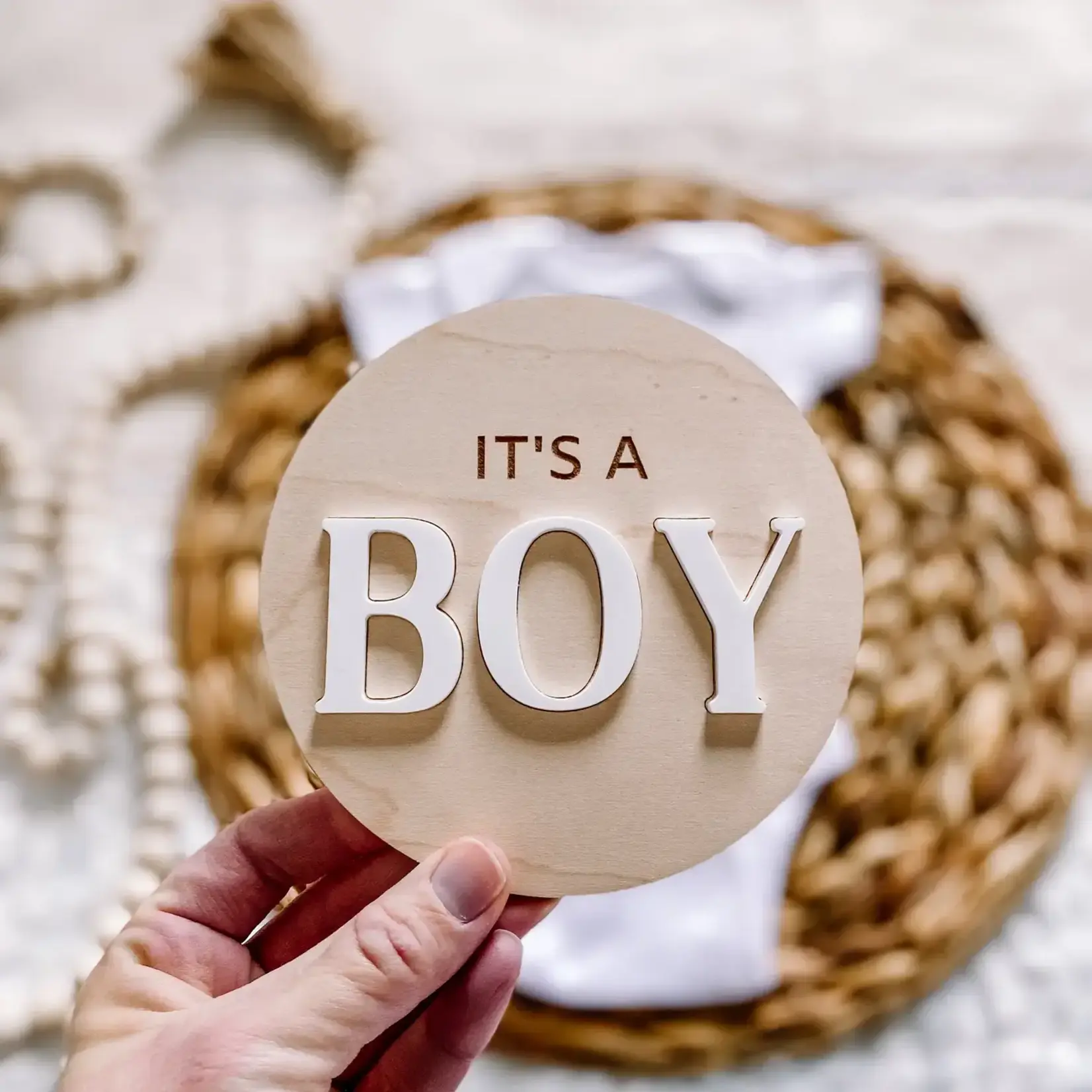 Brands We Love It’s A Boy Gender Reveal Announcement Sign
