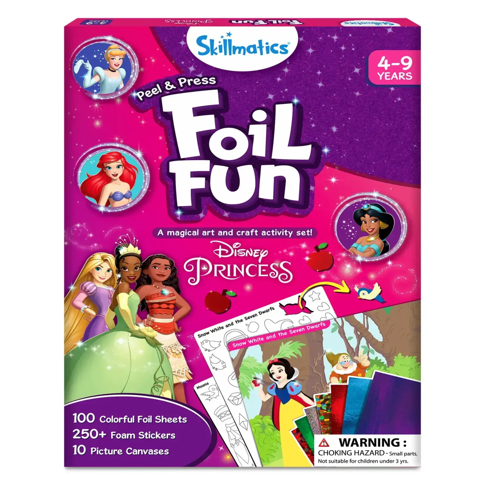 Skillmatics Foil Fun - Disney Princesses Art - Craft Kit 4-9Y