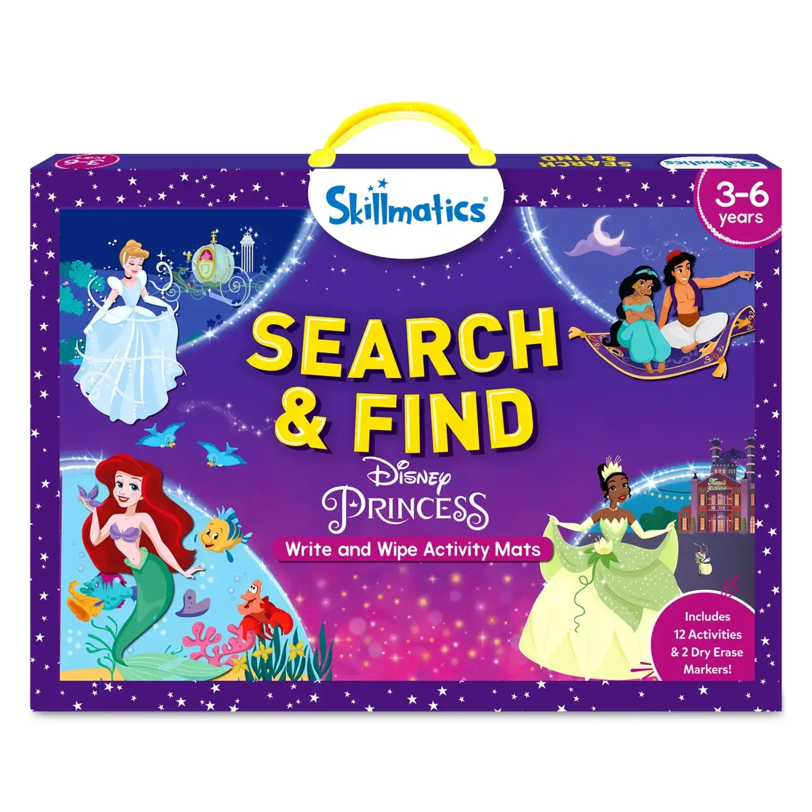 Skillmatics Search & Find Disney Princess Activity Mats 3-6Y