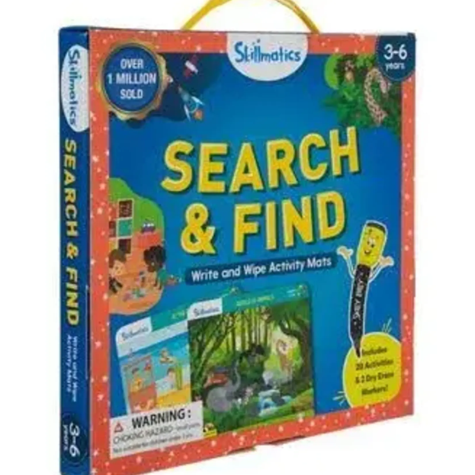 Skillmatics Search & Find Wipe and Write Activity Mats 3-6Y