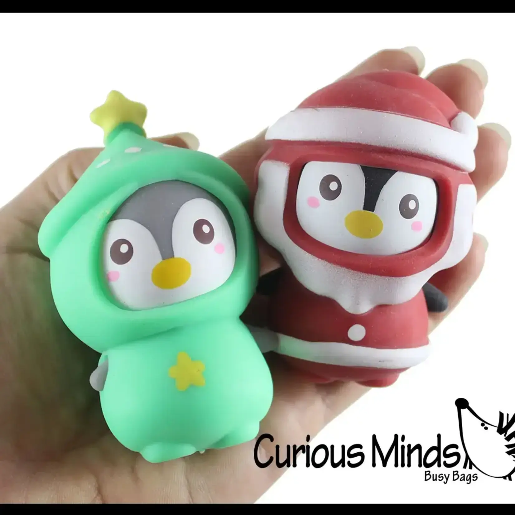 Toysmith Squeezy Penguin Christmas