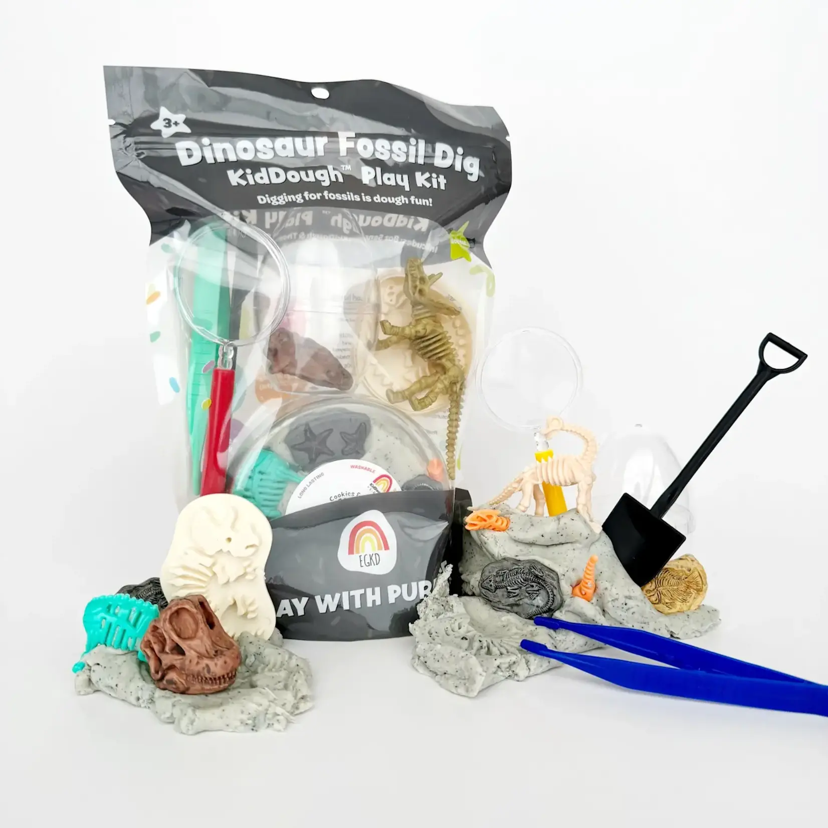 KidDough KidDough Play Kit - Dinosaur Fossil Dig