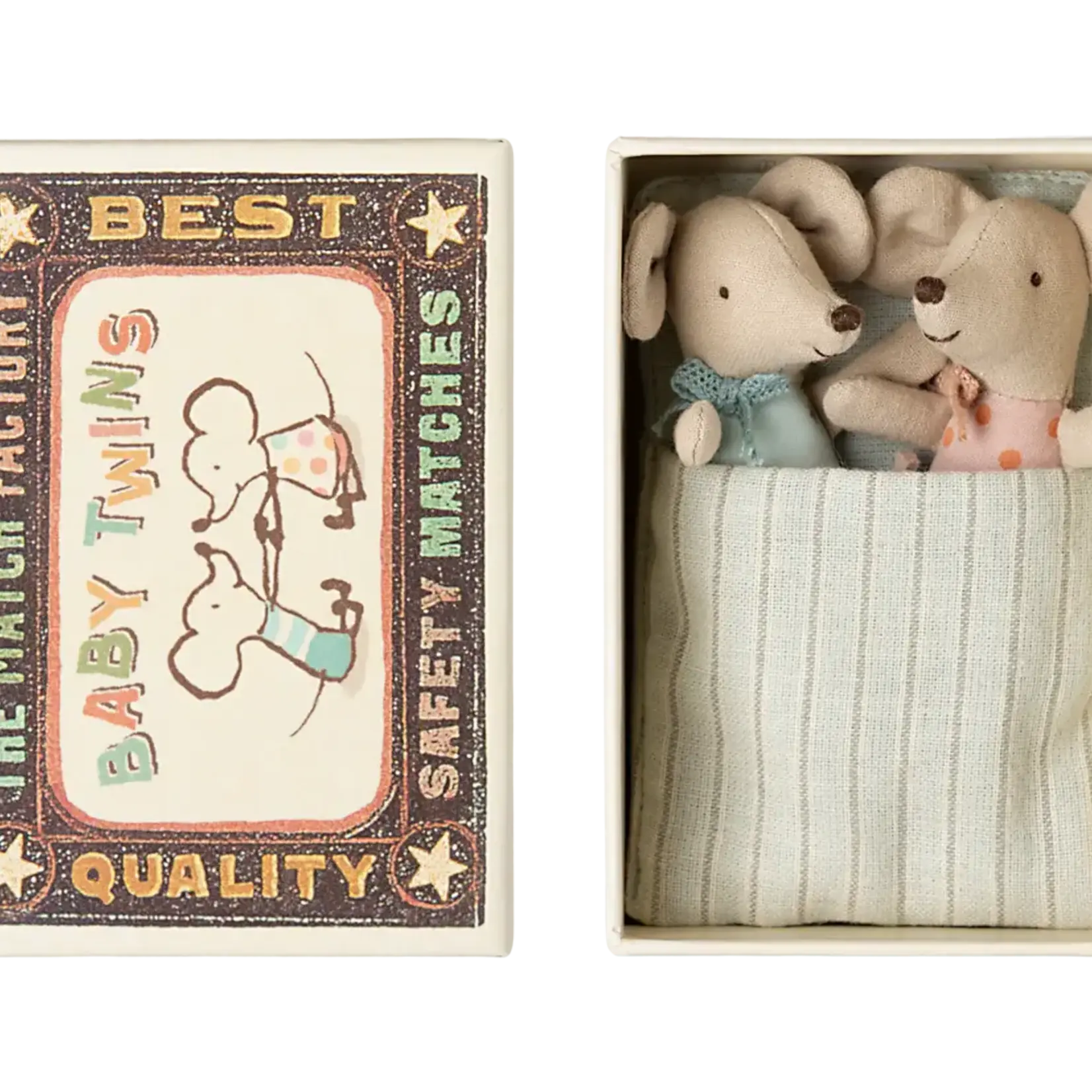 Maileg Twins, Baby mice in matchbox