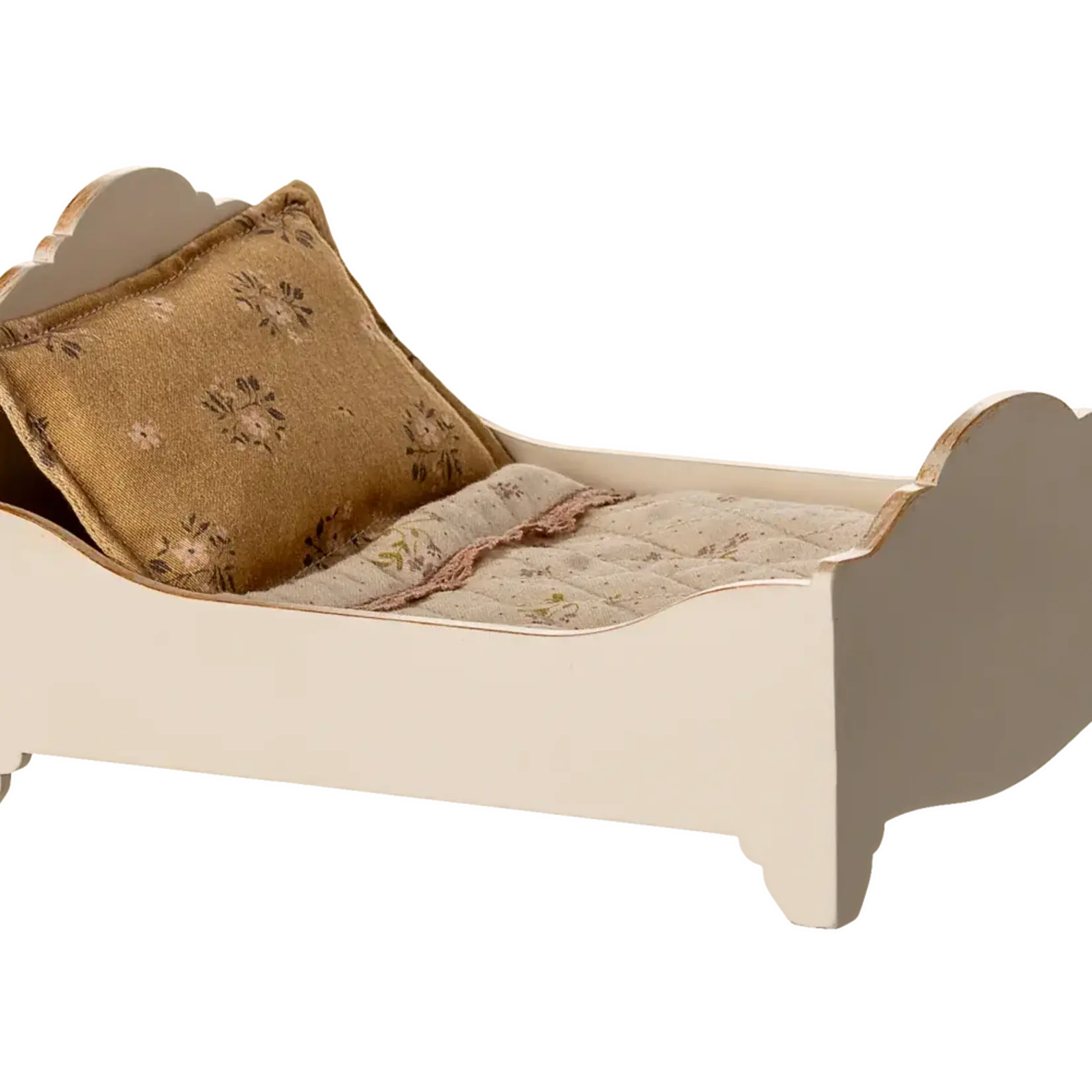 Maileg Bed, Mouse - Off white