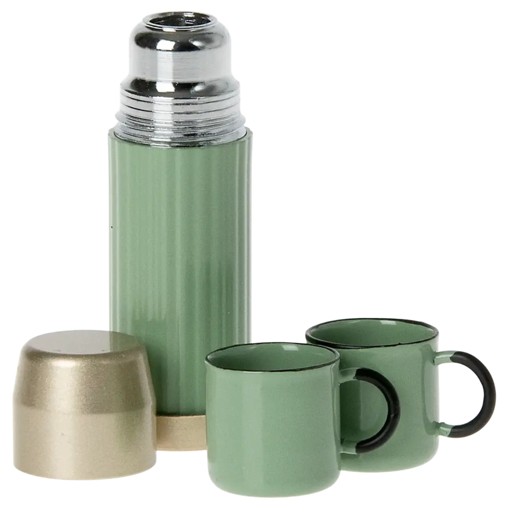 Maileg Thermos and Cups - Mint