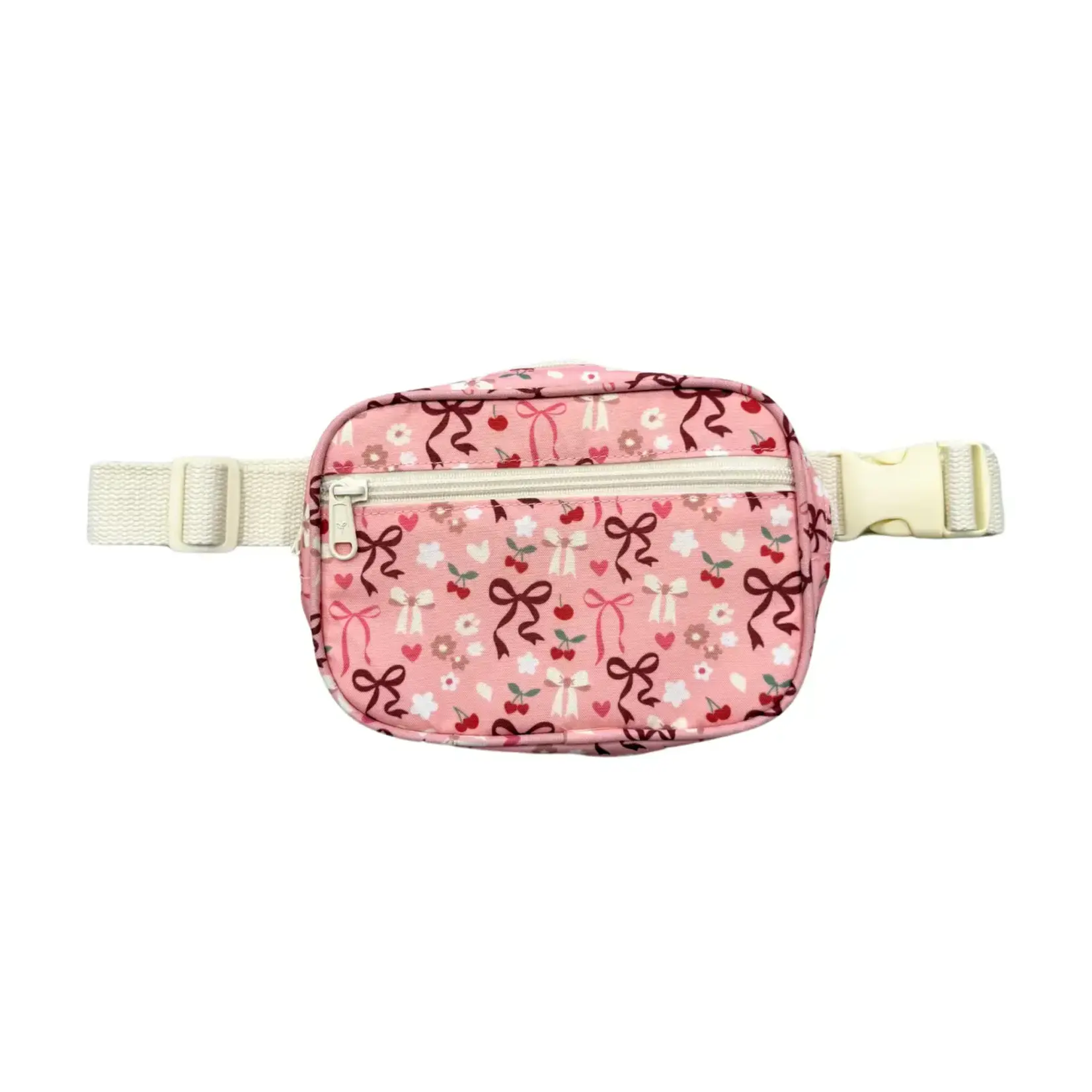 babysprouts clothing company Mini Belt Bag | Cherry Hearts